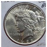 1922 Peace Silver Dollar