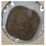 1944 British India Two Annas Coin India 1943 Two