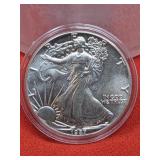 1987 UNC  Silver Eagle 1oz. Fine Silver Bullion
