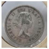 1953 Canadian 25 cent