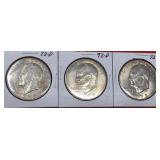 3-1972-D Eisenhower Dollars