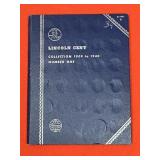 1909 to 1940 Lincoln Cent Book