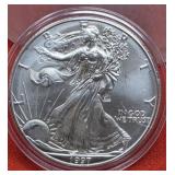 1997 UNC  Silver Eagle 1oz. Fine Silver Bullion