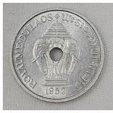 1952 Royale du Laos 20 cents