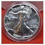 1989 UNC  Silver Eagle 1oz. Fine Silver Bullion