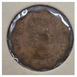 1965 British Honduras 1 Cent