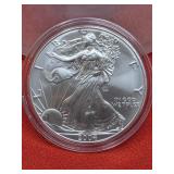 2004 UNC  Silver Eagle 1oz. Fine Silver Bullion