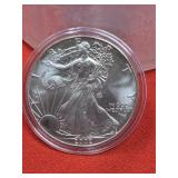 2002 UNC  Silver Eagle 1oz. Fine Silver Bullion