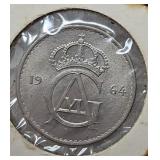 1964 Sweden 25 Ore