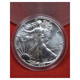 1988 UNC  Silver Eagle 1oz. Fine Silver Bullion