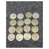 1965-1969 Kennedy 40% Silver Half Dollars