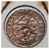 1954 Netherlands Antilles 1 cent