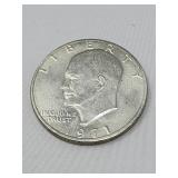 1972-S Unc. Ike 40% Silver Dollar