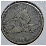 1858 Flying Eagle Cent