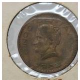 1953 mexican Cinco Centavos