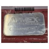 1 Troy  Oz. APMEX Silver Bar