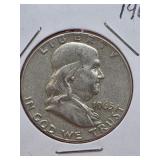 1963 Franklin Silver Half Dollar