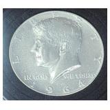 1964 Kennedy Silver Half Dollar