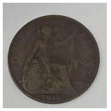 1918 Great Britain one penny