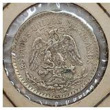 1943 Mexican Silver 50 cent