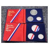 1776-1976 US Bicentennial Silver Proof & Empty