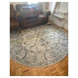Safavieh Brentwood round rug 9 foot x 9 foot.