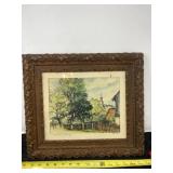 Framed Riedel 1963 water cooler painting