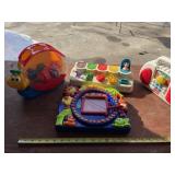 Kids toys includes Fisher-Price play school,