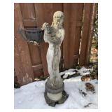 40 inch woman with grape statue at one time was a