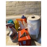 Bounce fabric Softener sheets, Shout, Downy and