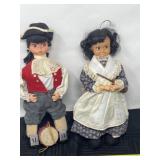 Vintage souvenir dolls