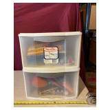 Sterility plastic organizer witu contents of kids