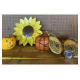 Fall, sunflower and butterfly decor