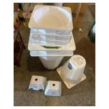 Styrofoam faucet protectors, and plant protector