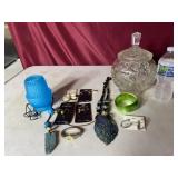 Costume, jewelry, fairy lamp, and heavy crystal