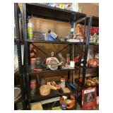Shelf with all contents including Craftsman saws,