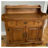 Tell City Young Republic solid maple dry sink