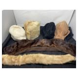 Mostly fur hats and collar