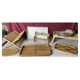 Serving trays drying rack