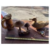 Wooden carved mushrooms from the Philippines, a