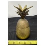 Solid brass made in India pineapple keepsake