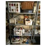 Contents of shelves ONLY not the shelf unit.