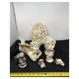 Vcagco Japan angel vase, angel candle holder and