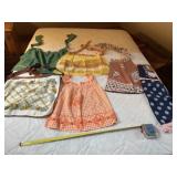 Aprons, some vintage and some w tags