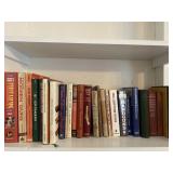 All gun value and handbooks on shelf.