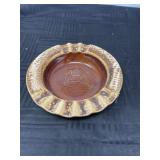 Whole ashtray with a deer print