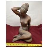 Kokrda piece of woman, has chip on backside on