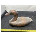 Wooden carve duck 15 inches long