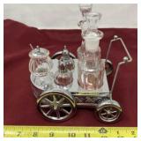 Silver plated cruet set from Japan