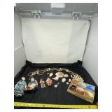 Albert E Price dolls, sea shells and small